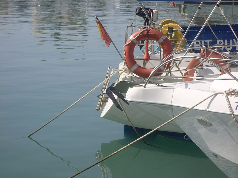 A real lightweight fluke anchor